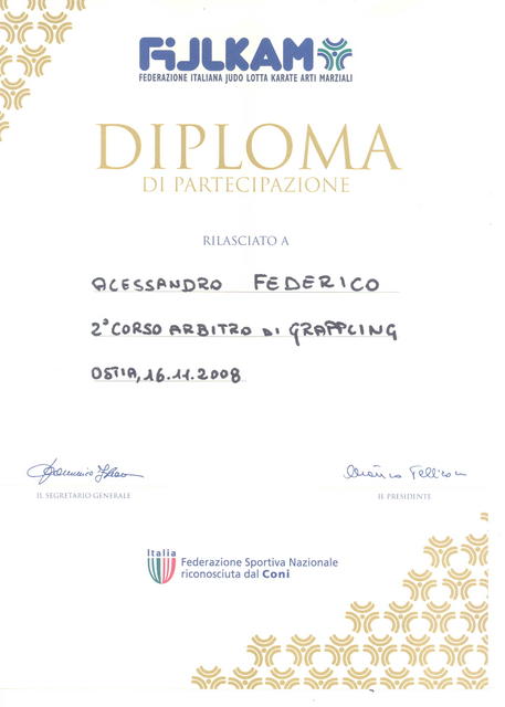 corso arbitri alessandro federico